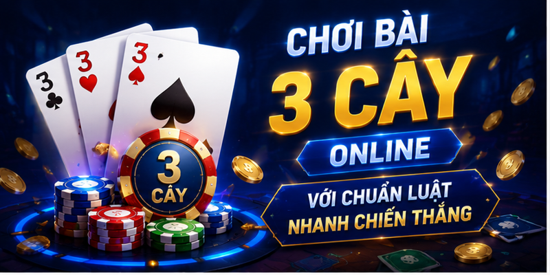 Chơi Bài 3 Cây Online Với Chuẩn luật, Nhanh Chiến Thắng