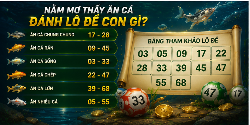 Nằm mơ thấy ăn cá đánh lô online nào chuẩn