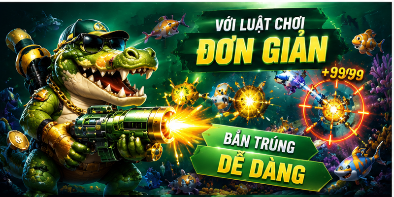 Với luật chơi đơn giản, bắn trúng dễ dàng