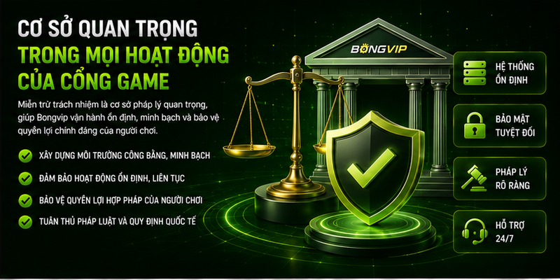 Cơ sở quan trọng trong mọi hoạt động của cổng game