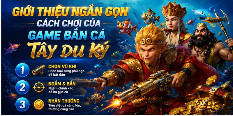 Giới thiệu ngắn gọn cách chơi của game bắn cá Tây Du Ký